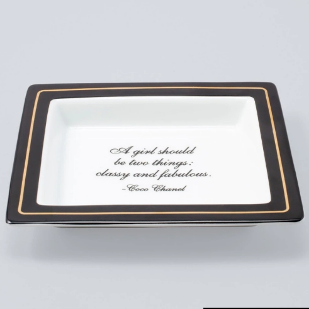 Coco Chanel Trinket Tray